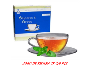 Conjunto de 6 Xícaras com Pires