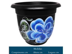 VASO GREGO  ECO  G  10 LITROS  PRETO  DECORADO  360