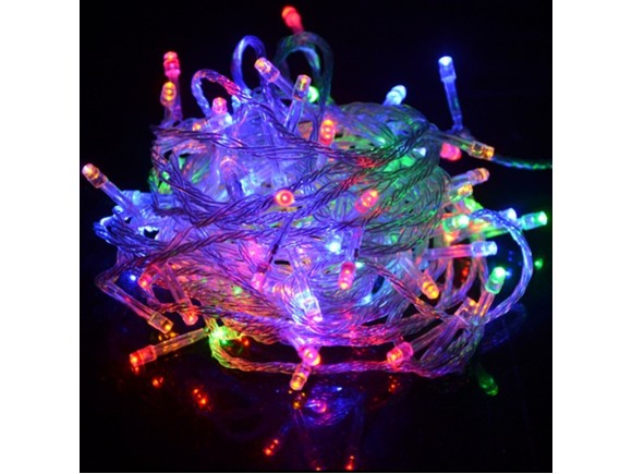 PISCA   LED    COLORIDO   100 LAMPADAS   127V