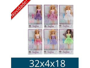BONECA SOFIA FADA COM ACESSORIOS 116919