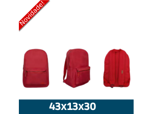 MOCHILA CASUAL EM POLIESTER VERMELHO CO70007V