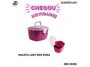 MALETA LADY BOX ROSA 25335CS