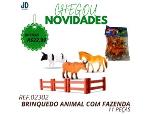 ANIMAL DE BRINQUEDO DE PLASTICO REF. 2302