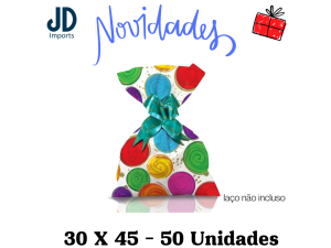 SAQUINHO P/ PRESENTE 30X45 - 50 UN. - 566 ACRILICO