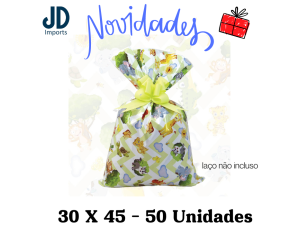 SAQUINHO P/ PRESENTE 30X45 - 50 UN. - 238 SAFARI