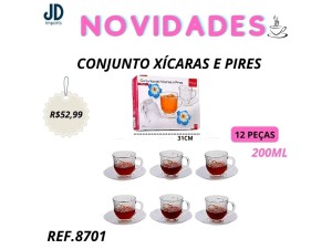 CJ XICARA E PIRES 12PÇS VDA14060