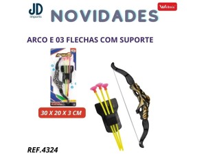 ARCO E 03 FLECHAS COM SUPORTE WB4324