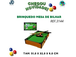 BRINQUEDO MESA DE BILHAR - 4008